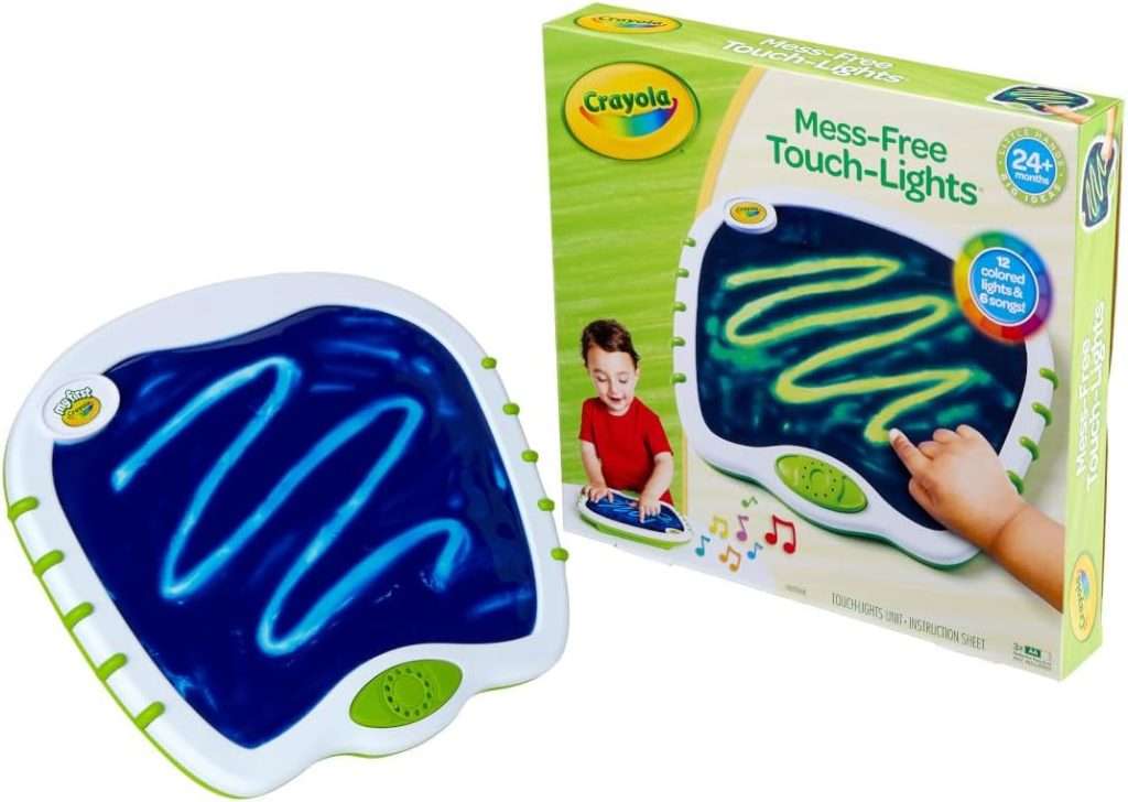 Crayola Toddler Touch Lights Device and Box