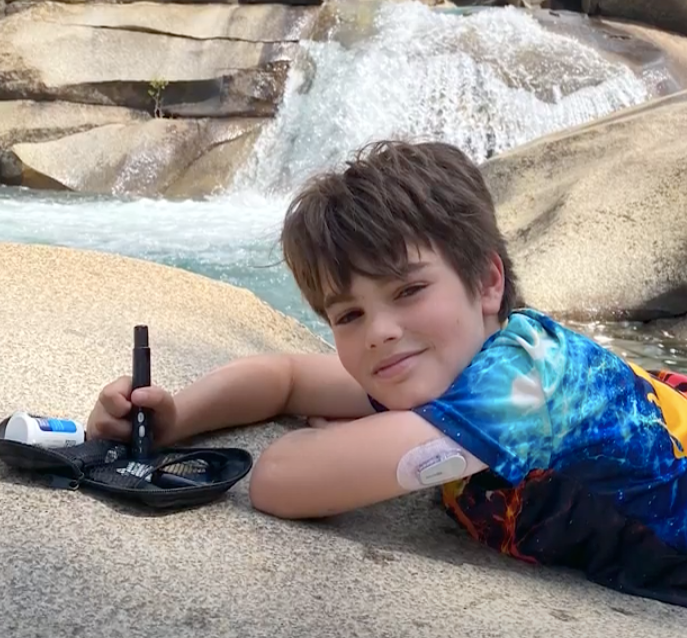 Rex Kaplan managing his type 1 diabetes