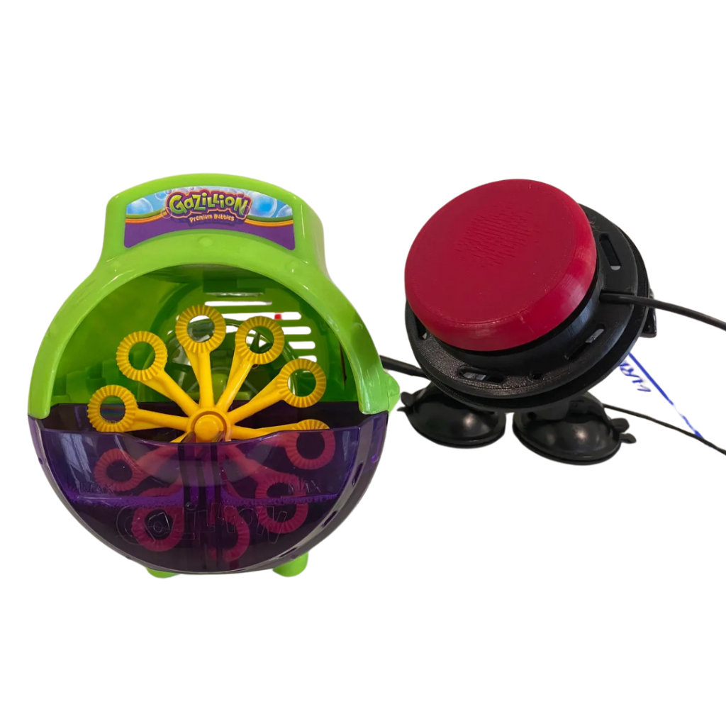 Switch Adapted Bubble Machine