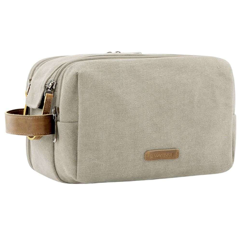 BAGSMART Canvas Toiletry Bag